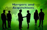 Merger and Acquitions