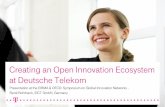 Creating an open innovation ecosystem at Deutsche Telekom