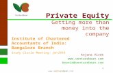 Private Equity: Money and More