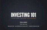 Investing 101 (SJSU - Sept 2012)
