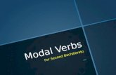 Modals or Defective verbs