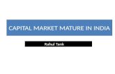 Capital market mature in india