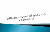 Different types of goods