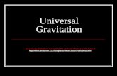 Universal Gravitation PPP