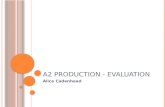 Alice Cadenhead - A2 Media Production - Evaluation