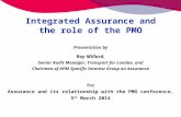 Integrated assurance and the role of the PMO, Roy Millard