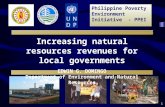 Natural resource extraction for poverty reduction in the Philippines
