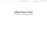 Wireframes - Slim Fast