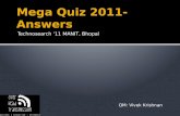 Nit bhopal quiz prelims with answers by OHT