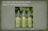Aromatherapy multipurpose spray