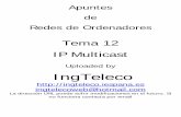 Tema 12 - IP Multicast