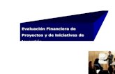 1 Evaluación Financiera de Proyectos y de Iniciativas de Inversión.