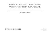 Hino Diesel Engine Workshop Manual j08e-Tm