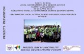 Taking Ownership of Gbv - Mossel Bay South Africa
