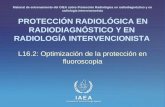 IAEA International Atomic Energy Agency PROTECCIÓN RADIOLÓGICA EN RADIODIAGNÓSTICO Y EN RADIOLOGÍA INTERVENCIONISTA L16.2: Optimización de la protección.