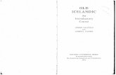 Old Icelandic - An Introductory Course