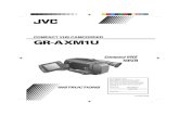 JVC GR-AXM1U Camcorder Manual