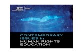 Unesco - Contemporary Issues in Human Rights Education