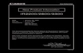 Canon iR2200 iR2800 iR3300 Service Manual[1]