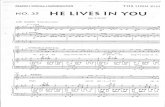The Lion King (Musical)-He Lives in You-DailyMusicSheets