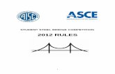 Steel Bridge Competition Rules 2012
