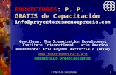 © The O.D.Institute1 PROYECTORES: P. P. GRATIS de Capacitación info@proyectoresmenorprecio.com Gentileza: The Organization Development Institute International,