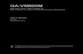 Motherboard Manual Ga-Vm900m 2