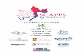 2011 SCAPPS Conference Schedule