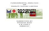 48498528 Fundamental Analysis of Maruti Suzuki Ltd (1)