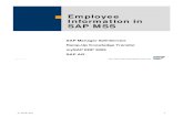 Employee Information in SAP MSS