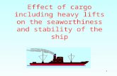 111Effect of Cargo Including Heavy Lifts on The