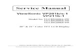 Viewsonic [Mon Vlcds26064 3w