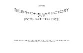 PCS Telephone Directory
