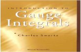 Introduction to Gauge Integrals - Charles Swartz