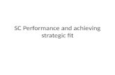 SC Performance and Achieving Strategic Fit 2