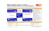 10862 Master Card Card Identification Features