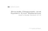 Brocade Diagnostics and System Error Reference