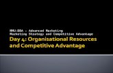 Organisational resources