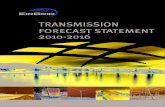 EirGrid Transmission Forecast Statement 20102016