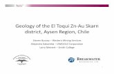 Geology of the Etoqui Zn Au Skarn District