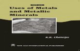 Uses of Metals & Metallic Minerals