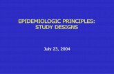 Epidemiologic Principles