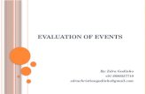 Evaluation of Events - 1