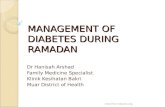 DM and Ramadhan-Dr Hanisah Arsyad