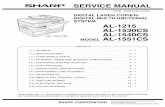 Service Manual Sharp AL1215_1530cs_1540cs_1551cs