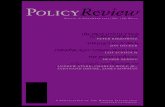 Policy Review - August & September 2011, No. 168