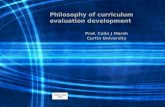 Marsh Philosophy of Curriculum Evaluation Development Sep06