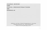 Hand Book of Civil Registrations in Kerala