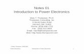 Notes 01 Introduction to Power Electronics