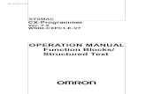 W447--E1-05+CX-Programmer V7.2 Operation Manual Function Blocks Structured Text